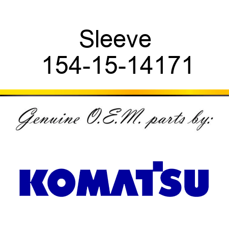 Sleeve 154-15-14171