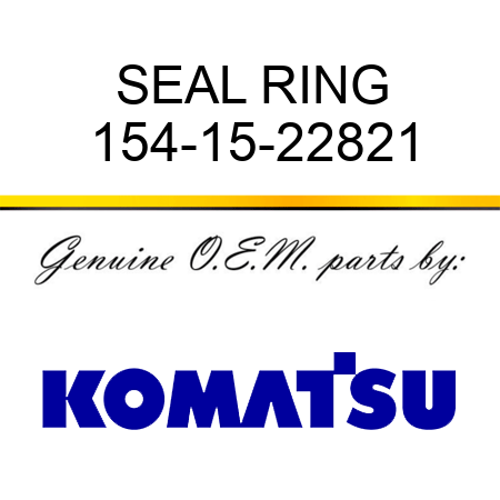 SEAL RING 154-15-22821