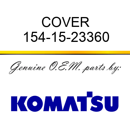 COVER 154-15-23360