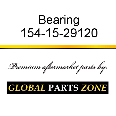 Bearing 154-15-29120