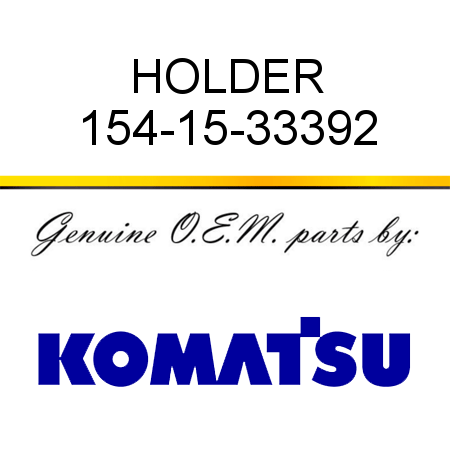 HOLDER 154-15-33392