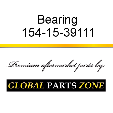 Bearing 154-15-39111