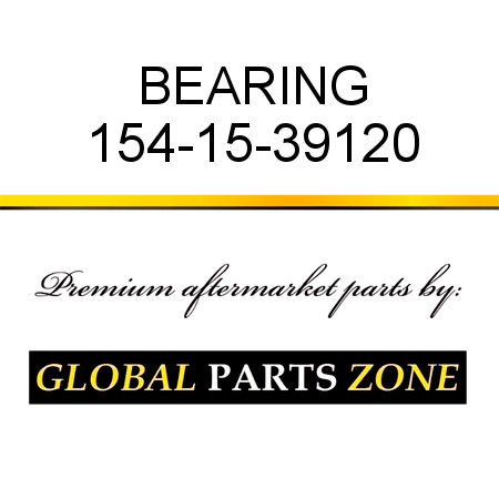 BEARING 154-15-39120