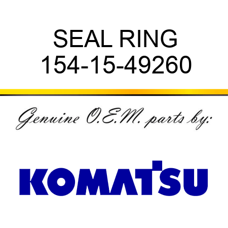 SEAL RING 154-15-49260