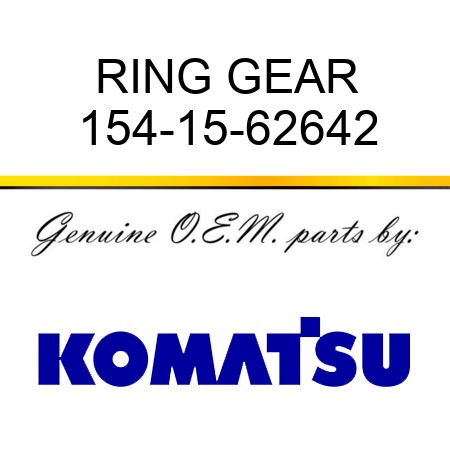 RING GEAR 154-15-62642