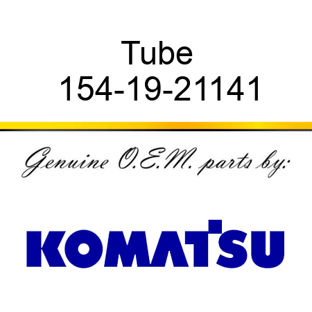 Tube 154-19-21141