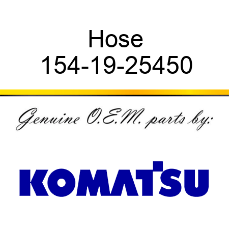 Hose 154-19-25450