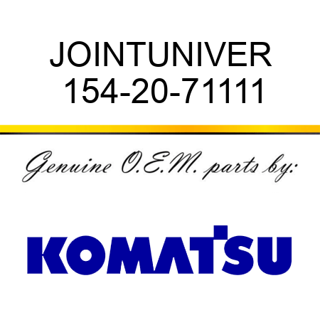 JOINT,UNIVER 154-20-71111