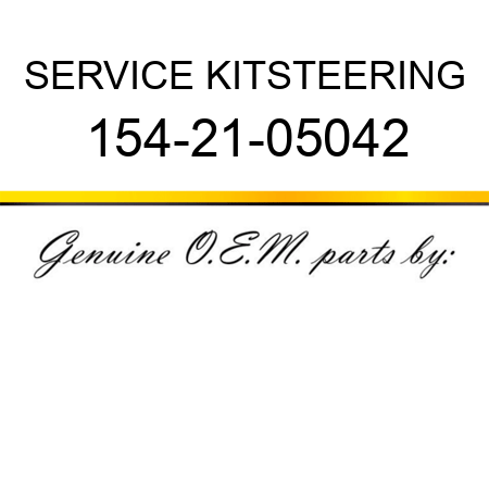 SERVICE KIT,STEERING 154-21-05042