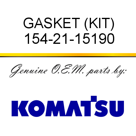 GASKET (KIT) 154-21-15190