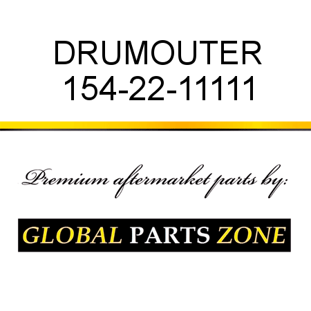 DRUM,OUTER 154-22-11111