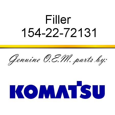 Filler 154-22-72131