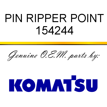 PIN, RIPPER POINT 154244