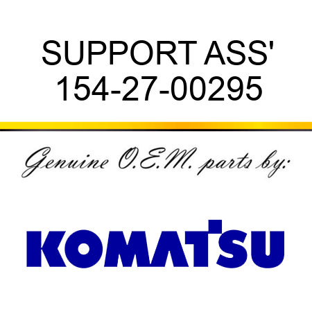 SUPPORT ASS' 154-27-00295