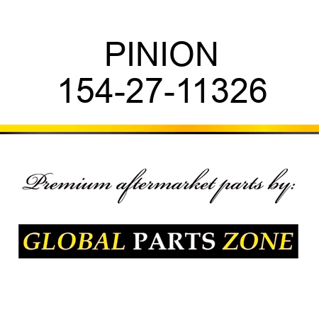 PINION 154-27-11326