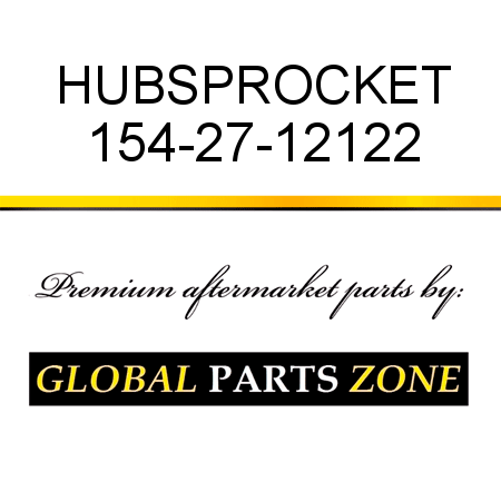 HUB,SPROCKET 154-27-12122