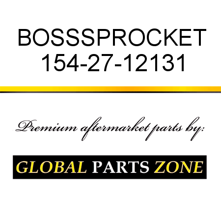 BOSS,SPROCKET 154-27-12131