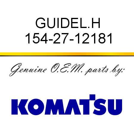 GUIDE,L.H 154-27-12181