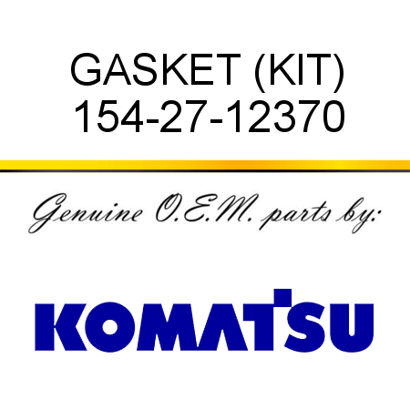 GASKET (KIT) 154-27-12370