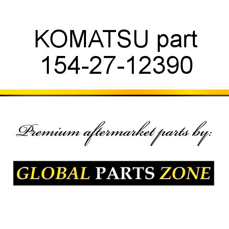 KOMATSU part 154-27-12390