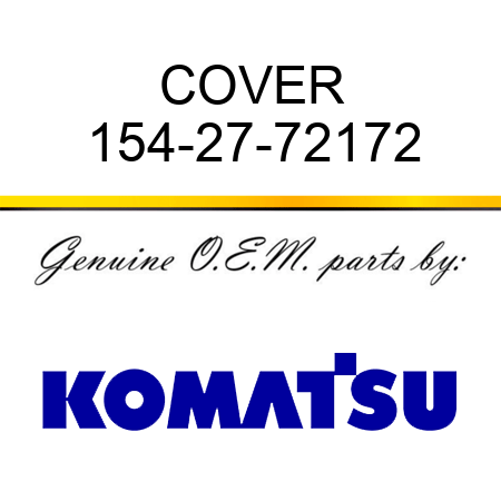 COVER 154-27-72172