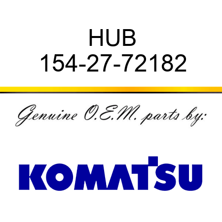 HUB 154-27-72182