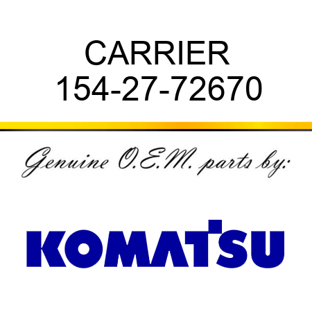 CARRIER 154-27-72670