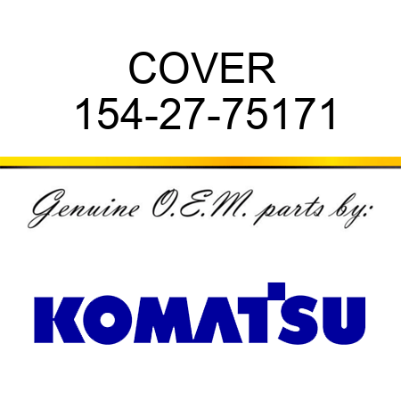 COVER 154-27-75171