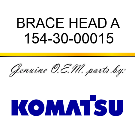 BRACE HEAD A 154-30-00015
