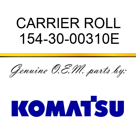 CARRIER ROLL 154-30-00310E