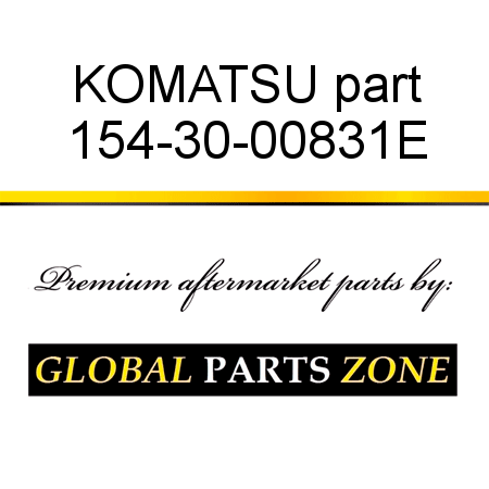 KOMATSU part 154-30-00831E