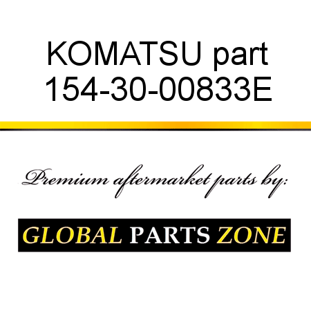 KOMATSU part 154-30-00833E