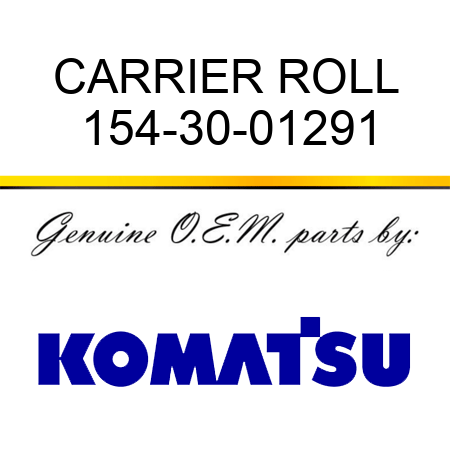 CARRIER ROLL 154-30-01291