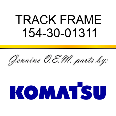 TRACK FRAME 154-30-01311