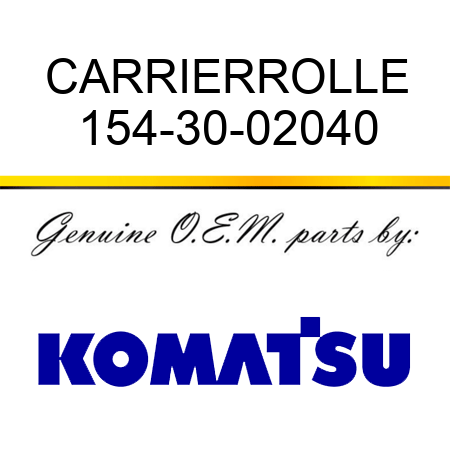 CARRIERROLLE 154-30-02040
