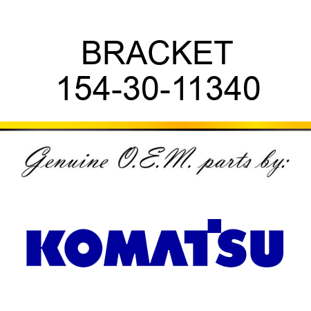 BRACKET 154-30-11340