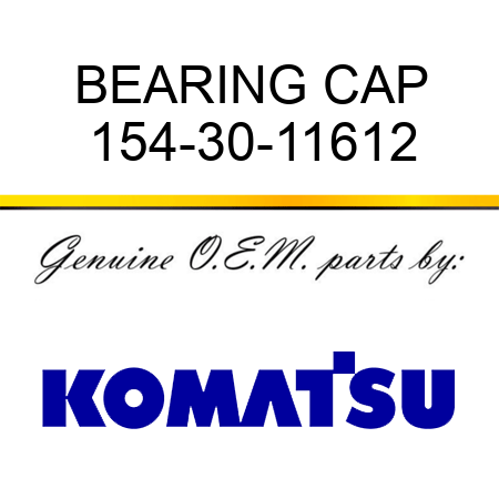 BEARING CAP 154-30-11612