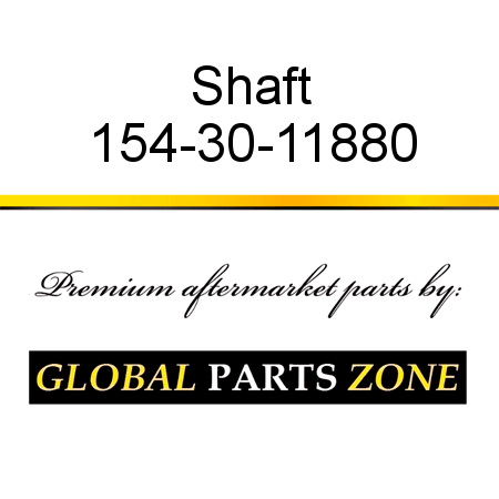 Shaft 154-30-11880