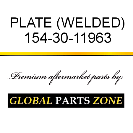 PLATE (WELDED) 154-30-11963