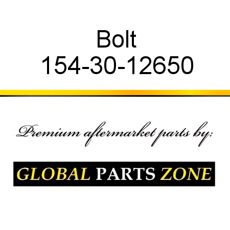 Bolt 154-30-12650