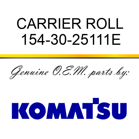 CARRIER ROLL 154-30-25111E