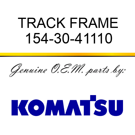 TRACK FRAME 154-30-41110