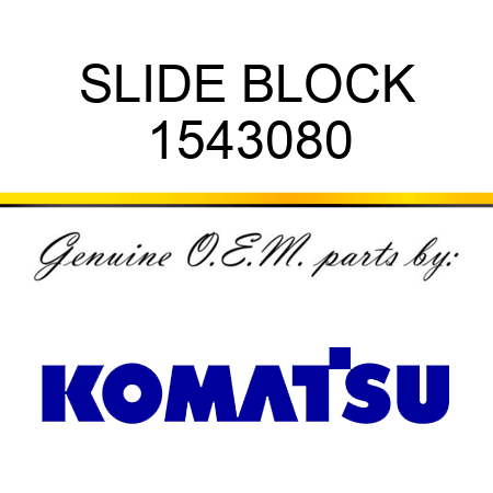 SLIDE BLOCK 1543080