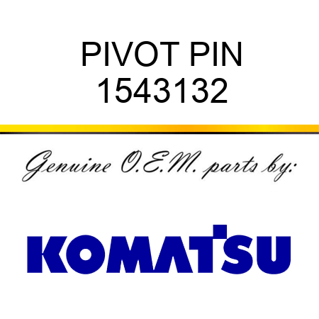 PIVOT PIN 1543132