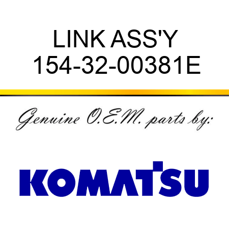 LINK ASS'Y 154-32-00381E