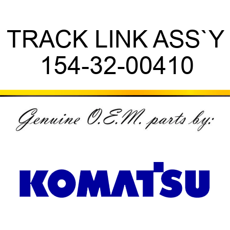 TRACK LINK ASS`Y 154-32-00410