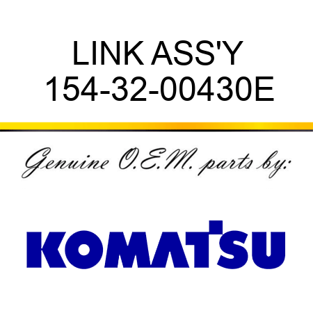LINK ASS'Y 154-32-00430E