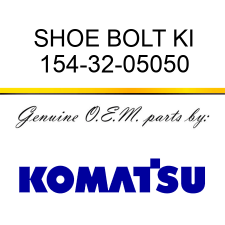SHOE BOLT KI 154-32-05050
