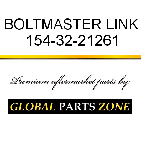 BOLT,MASTER LINK 154-32-21261