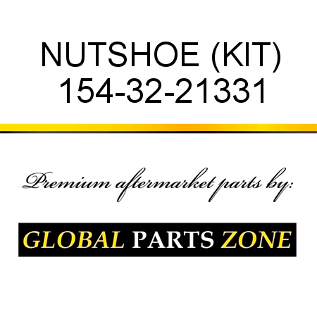 NUT,SHOE (KIT) 154-32-21331